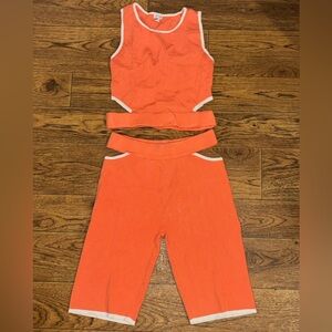 Women's Orange Pants & Jumpsuit